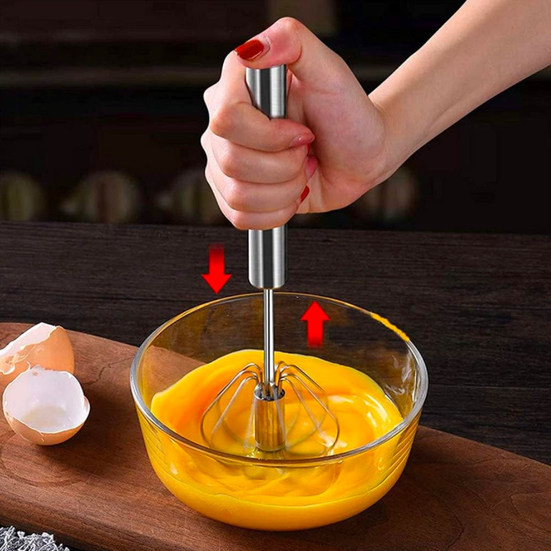 Manual Hand Whisk Mixer