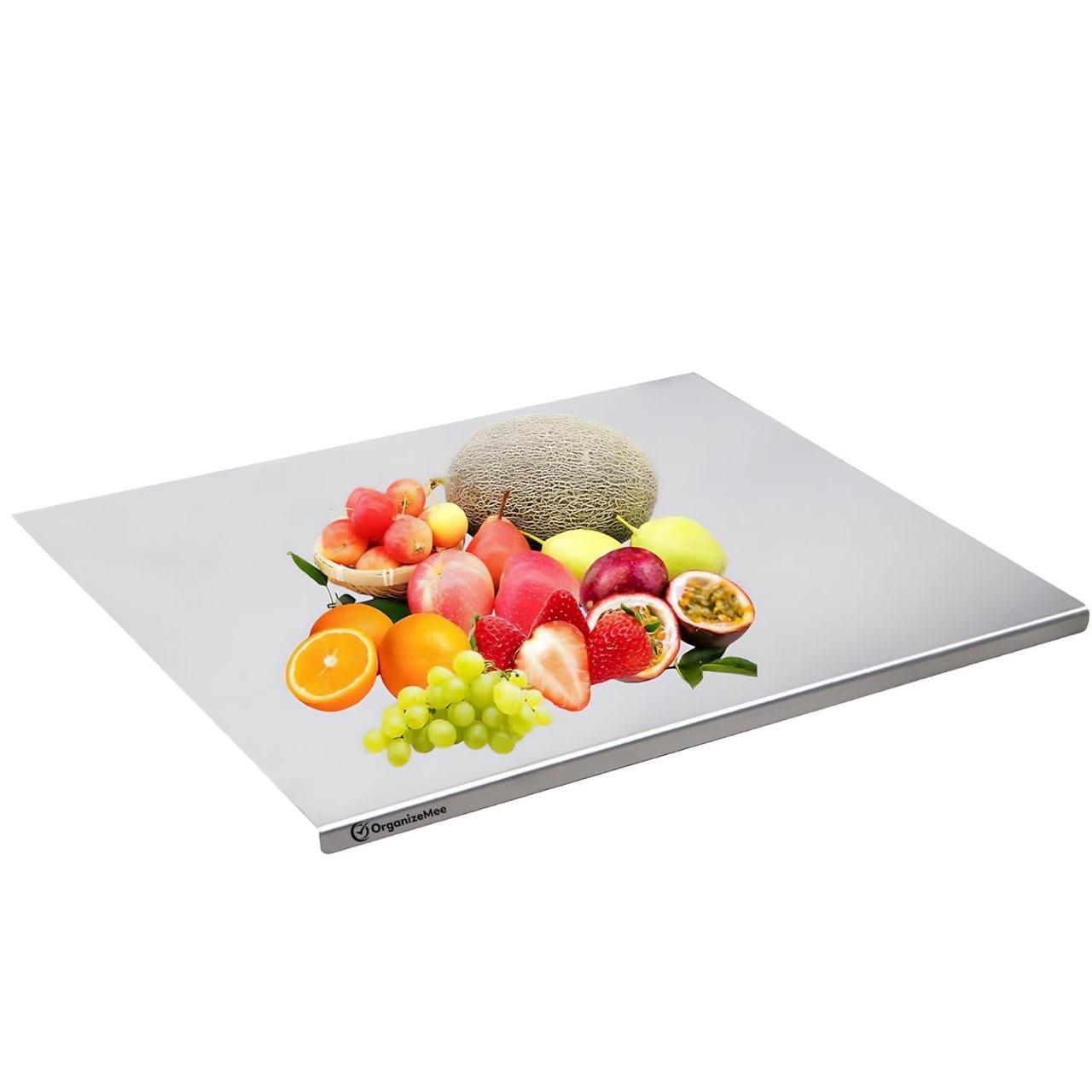 Stainless Steel Chopping Board – Durable & Practical Kitchen Essential!