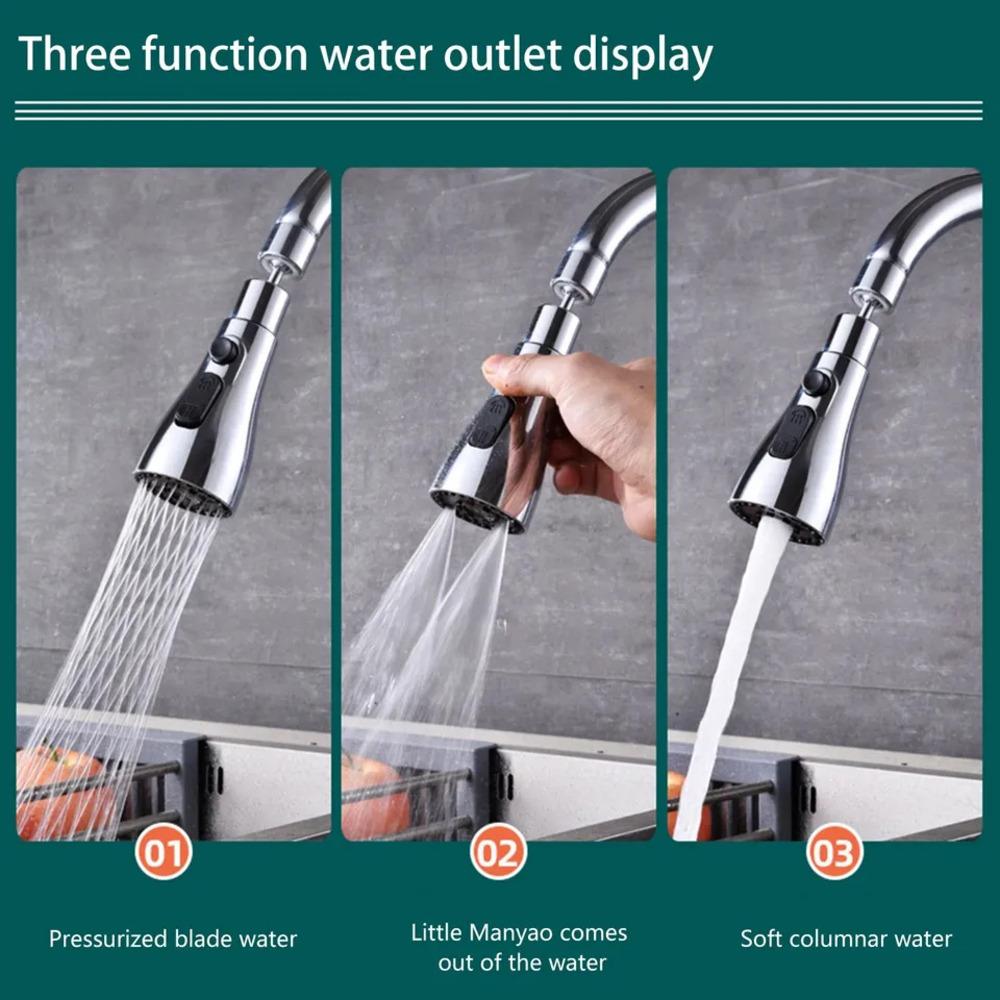 3 Modes Kitchen Sink Faucet – Versatile & Stylish Kitchen Upgrade!